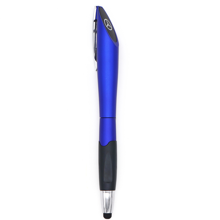 led ballpoint pen plastic touch screen gift pen wholesaler